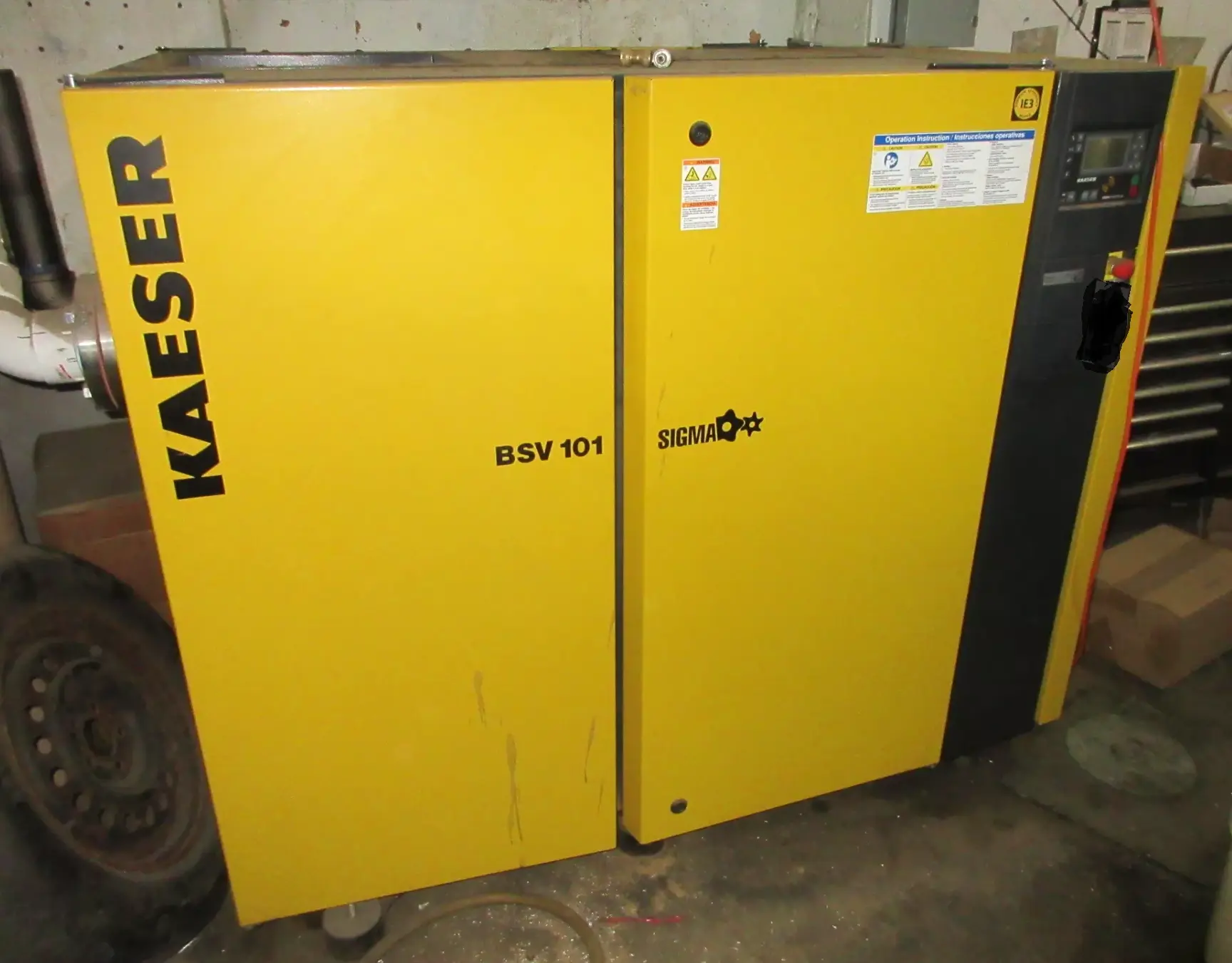 KAESER BSV 101 25HP VACUUM PUMP,NEW 2021