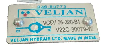 NEW VELJAN VC5V-06-320-B1 CHECK VALVE VC5V06320B1