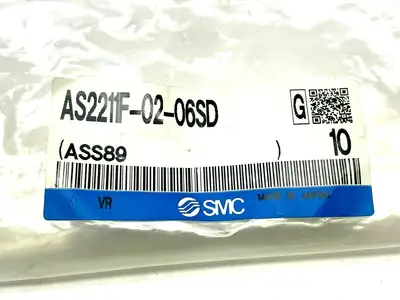AS2211F-02-06SD | SMC  Flow Control w/ Fitting - New Other