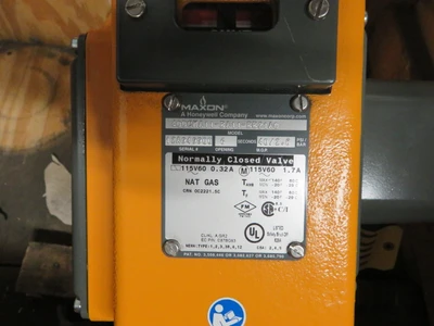 Maxon 4" Shut Off Valve , New Storeroom Spare