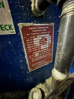 1988 DAVIS STANDARD 6" 30:1 EXTRUDER Extruders, Low Boy 4.6" - 6.0""" | Mark One Machinery (6)