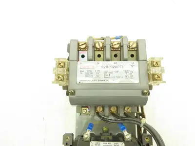 Furnas 22DP32AFE3 Reversing Motor Starter 10Hp Size 1 Max 27A 600 VAC Overload