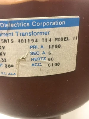 USED Piedmont Dielectric 344922