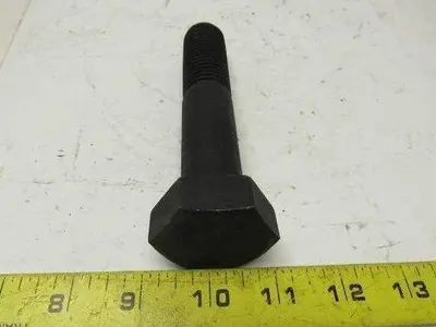1"-8 x 5" Grade B7 Black Oxide Finish Heavy Hex Cap Screw Bolt lot of 5