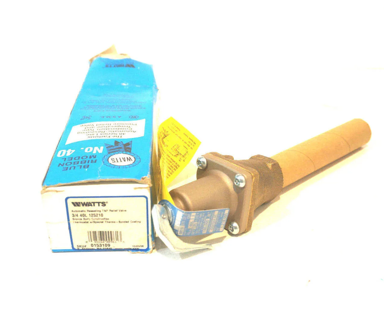 NEW WATTS 40L 125210 3/4" RELIEF VALVE 40L125210