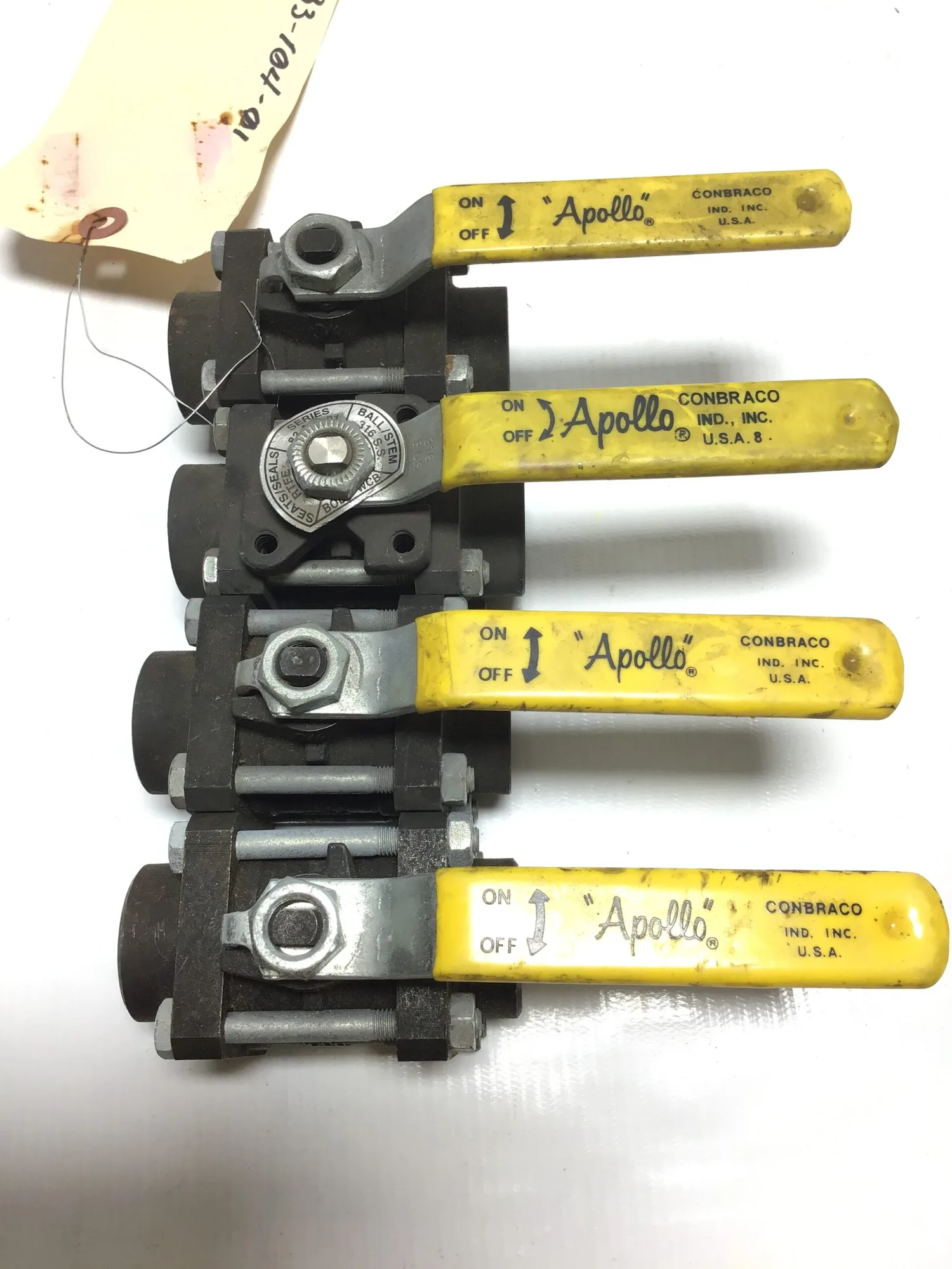 APOLLO 83-141-01 1/4” Carbon Steel Ball Valves (Lot of 4)