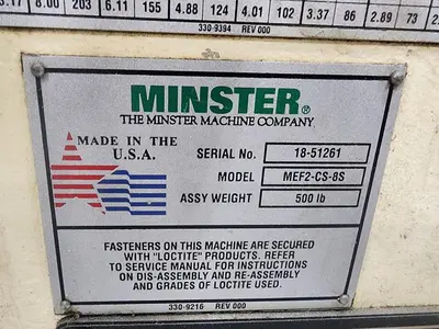 USED MINSTER MEF2-CS-8S