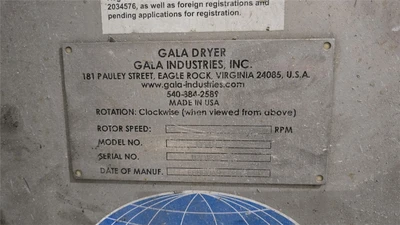 USED GALA INDUSTRIES 6048-BF