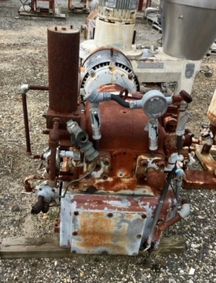 Oilgear hydraulic pumping unit and motor.