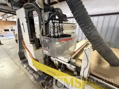 Used 2002 THERMWOOD MODEL C53 CNC ROUTER WITH ROLLER HOLD DOWN CNC Routers North Carolina US | CAROLINA MACHINERY SALES #1493561