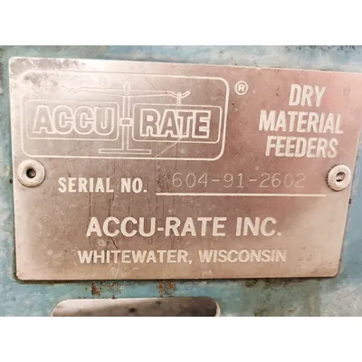Used ACCU-RATE INC. _UNKNOWN_ Screw Feeders West Virginia US | JM Industrial #1338191