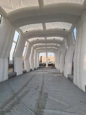 Portable Mobile Paint Booth - 55' x 23'-6" x 22'