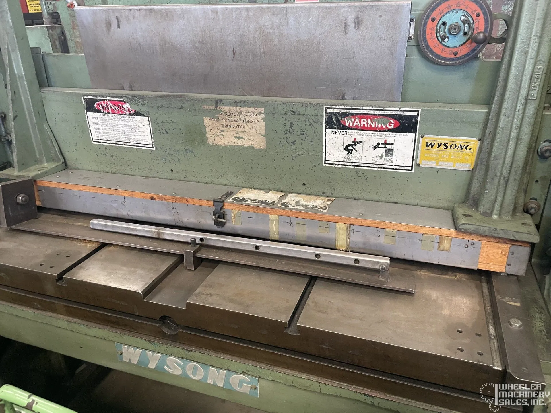 WYSONG 1252 POWER SHEAR 12 GA. X 4' #7139 #2