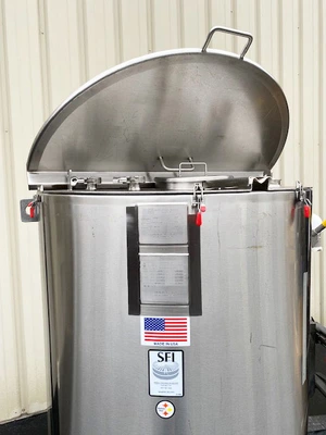 SFI 175 Gallon Stainless Steel Pressure Jacketed Tank