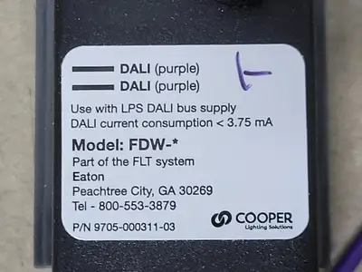 NEW COOPER LIGHTING FDW-2TLB-W