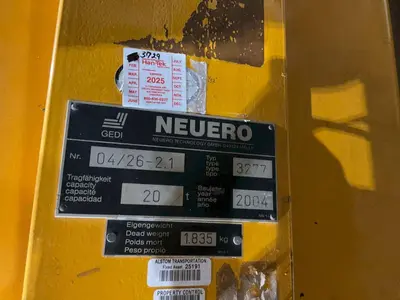 (4) 20 TON (160,000 LBS TOTAL) RAILWAY / NEUERO HEAVY DUTY MOBILE VERTICAL LIFT JACKS: YOBRO #23870