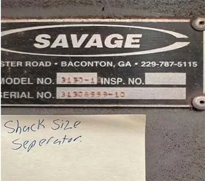 USED PECAN PROCESSING PLANT 40,000 LBS/HR