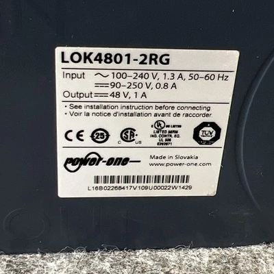 Used Power One LOK4801-2RG Misc Electrical & Power Parts California US | Davliegogo LLC #1729014
