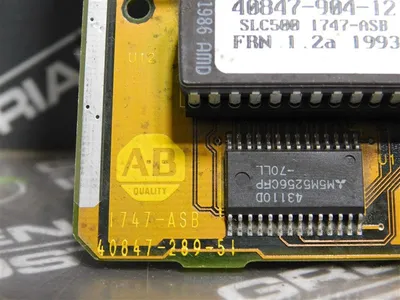 Allen Bradley 1747-ASB/A SLC 500 Remote I/O Adapter Module Ser.A FRN 1.2 Used