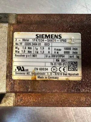 Siemens 1FK7034-5AK71-1PA0 / 1FK70345AK711PA0 (5.3.3)