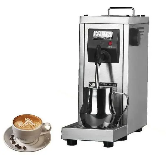220V Commercial Auto Coffee Frother Milk Steamer Cappuccino Coffee Maker MS-130D