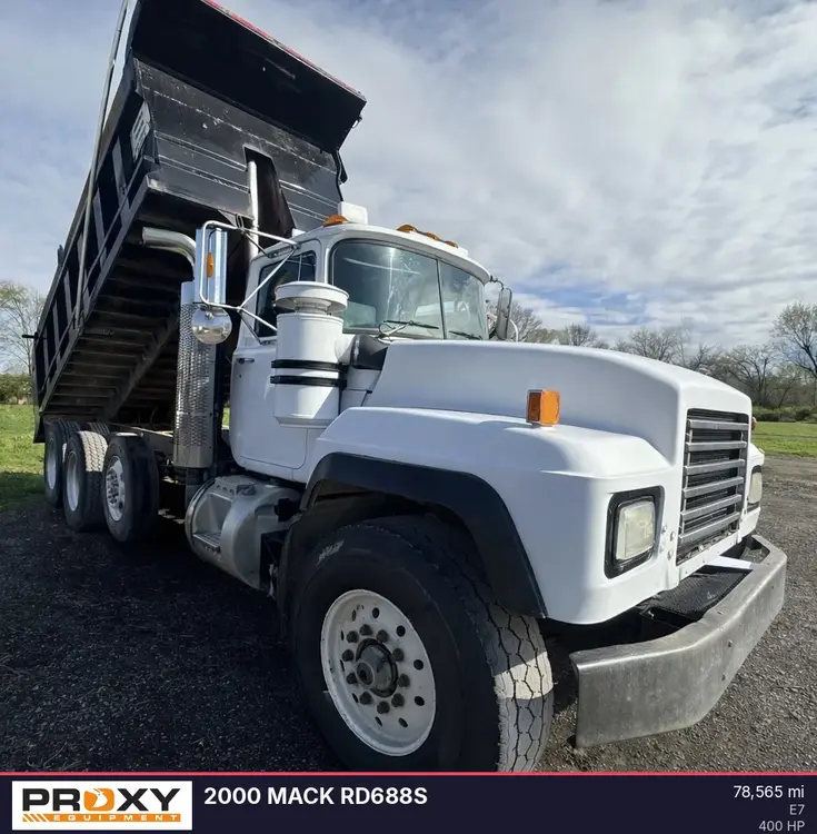 Used 2000 MACK RD688S Dump trucks Ohio US | Proxy Equipment #1388620