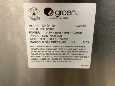 USED Groen DHT/1-40