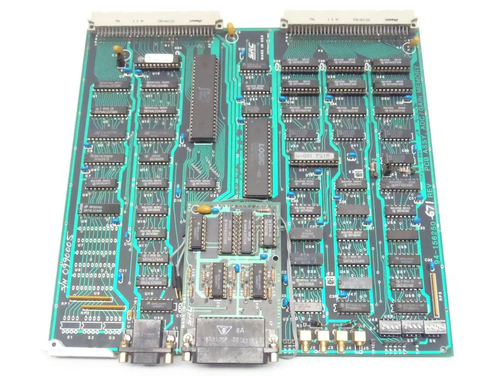 Used SIMCO PCB Assembly ADC/Gain Memory 56-156249-001 Rev 1 Printed Circuit Boards (PCB) Michigan US | Maverick Industrial Sales #1410829