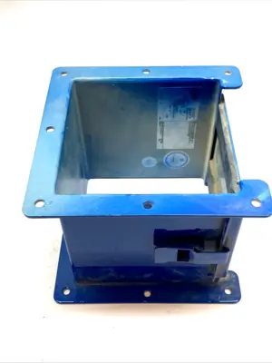USED HOFFMAN LAY-IN WIREWAY 6"X6"X6" TYPE 12 HINGED COVER STEEL