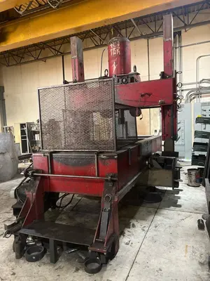 400 TON MILLHOFF ROLLING FRAME HYDRAULIC STRAIGHTENING PRESS: YOBRO #24002