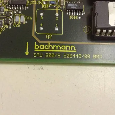 USED BACHMANN ELECTRONIC STU500/S E06449/00 002