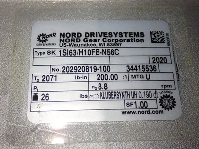 USED NORD SK2SI63/H10FBN56C