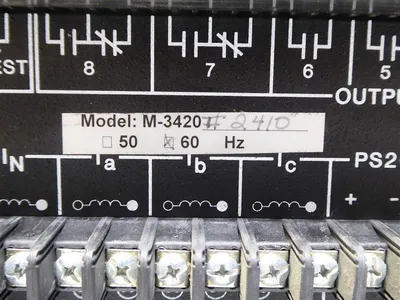 Beckwith M-3420#2410 Integrated Generator Protection System Used
