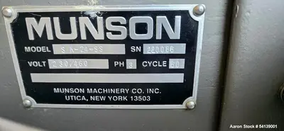 USED MUNSON MACHINERY SK-24-SS