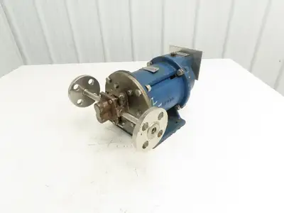 Liquiflo 33FL1 Magnetic Drive Gear Pump 1.45gpm 1/2" Flanged 5:1 Reducer 56C