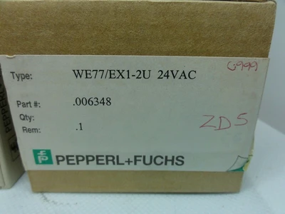 NEW PEPPERL+FUCHS WE77/EX1-2U