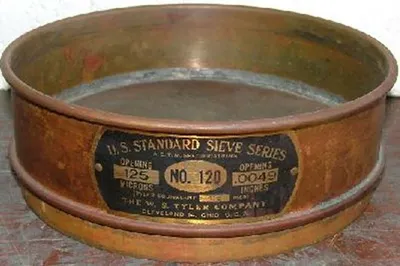 QTY. 1. W.S. TYLER INC. STANDARD TESTING SIEVE, A....