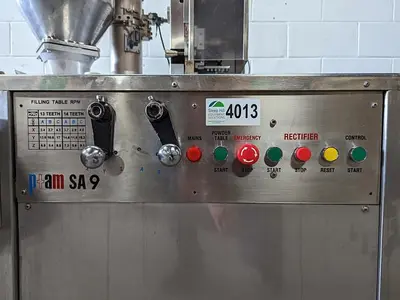 USED 1998 P+AM PHARMACEUTICAL & ALLIED MACHINERY SA9