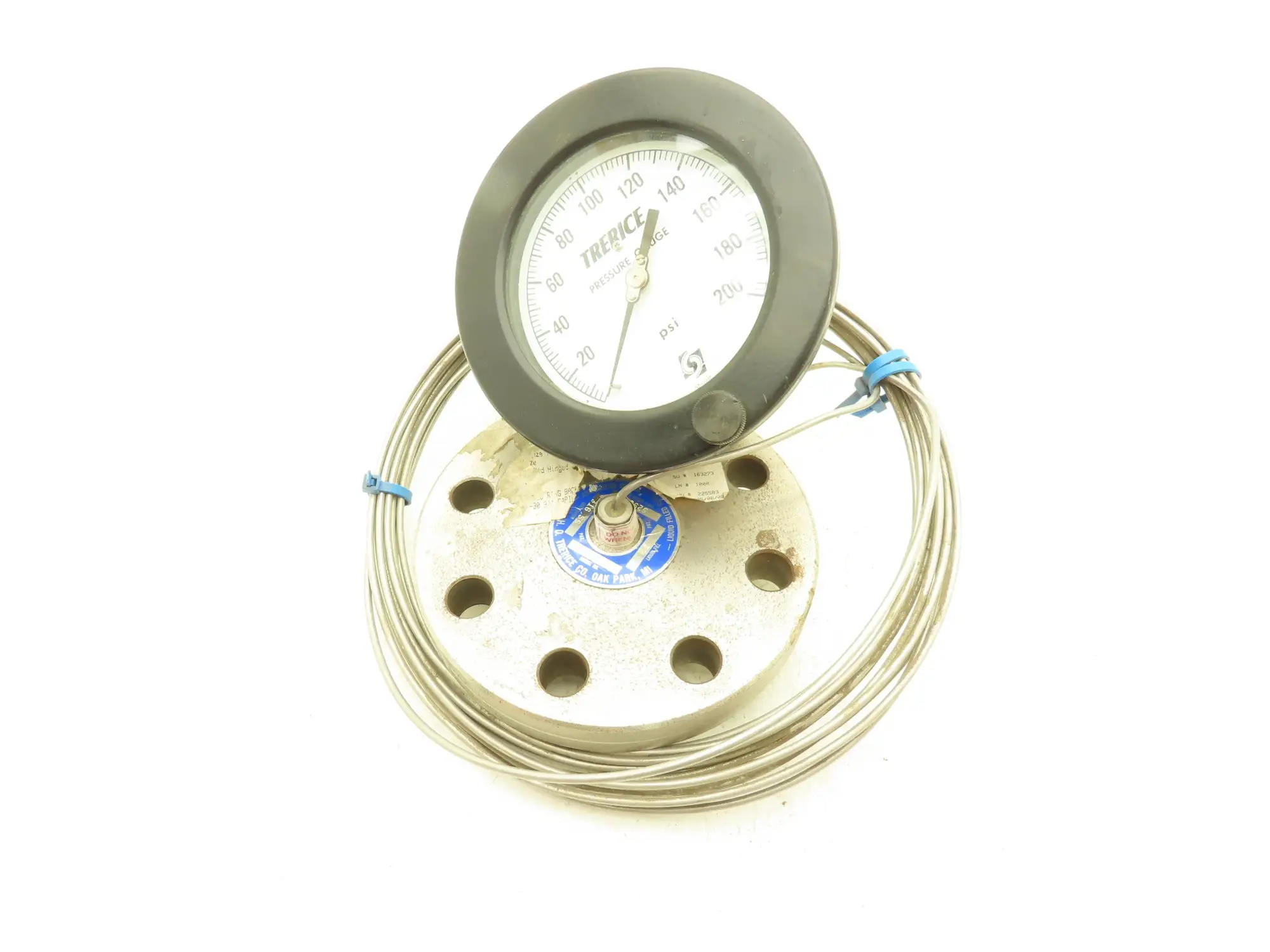 H.O. Trerice M531-53 Pressure Transducer Plate 2" 300PSI Gauge 200PSI Capillary