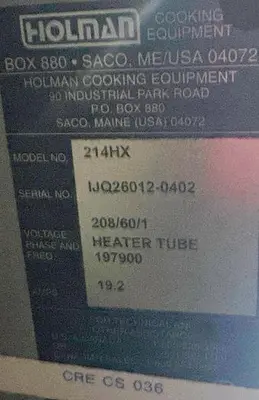 USED HOLLMAN 214HX