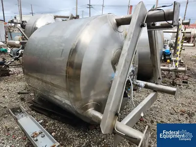 USED Stainless Fabrication 600 Gal SFI Twin Motion Kettle, 304 S/S, 15/150#