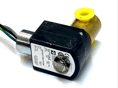 Used Parker 2-Way NC Brass Solenoid Valve 1/4" NPT 24VDC Solenoid Valves Michigan US | Maverick Industrial Sales #1401354