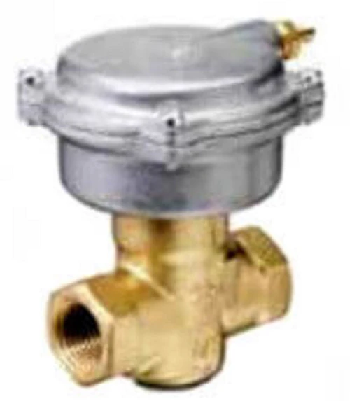Siemens 257-02004B 2-Way 1/2" Terminal Unit Valve, Cv 1.0, NC, Brass Trim, F x F [New]