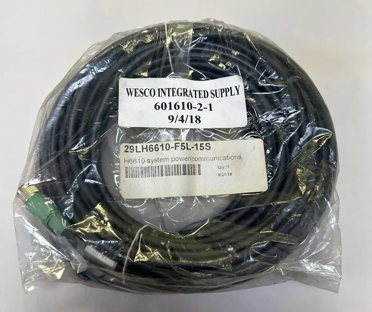New | in-Stock WESCO 29LH6610-F5L-15S Cable & Wire Ohio US | Surplus Asset Holdings #1246678