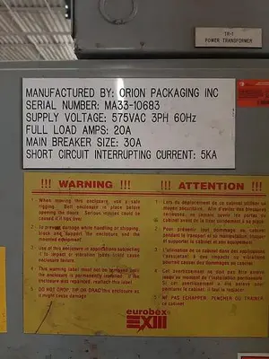 USED ORION MA33