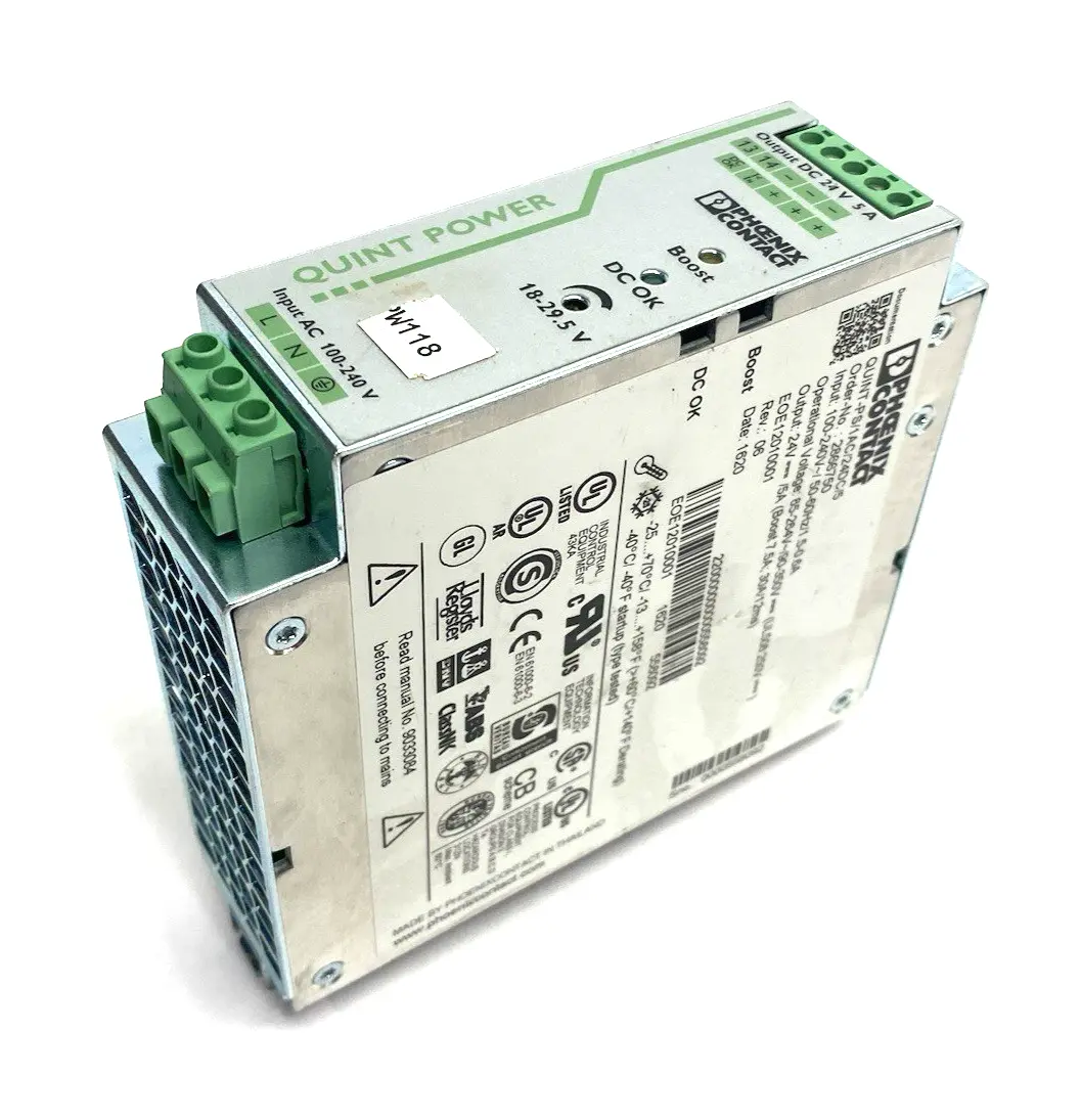 USED PHOENIX CONTACT PRIMARY SWITCHED POWER SUPPLY