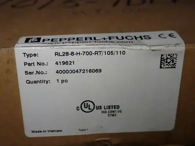 New | in-Stock PEPPERL+FUCHS RL288H700RT/105/110 Photoelectric Sensors Ohio US | HGR 24 #864248