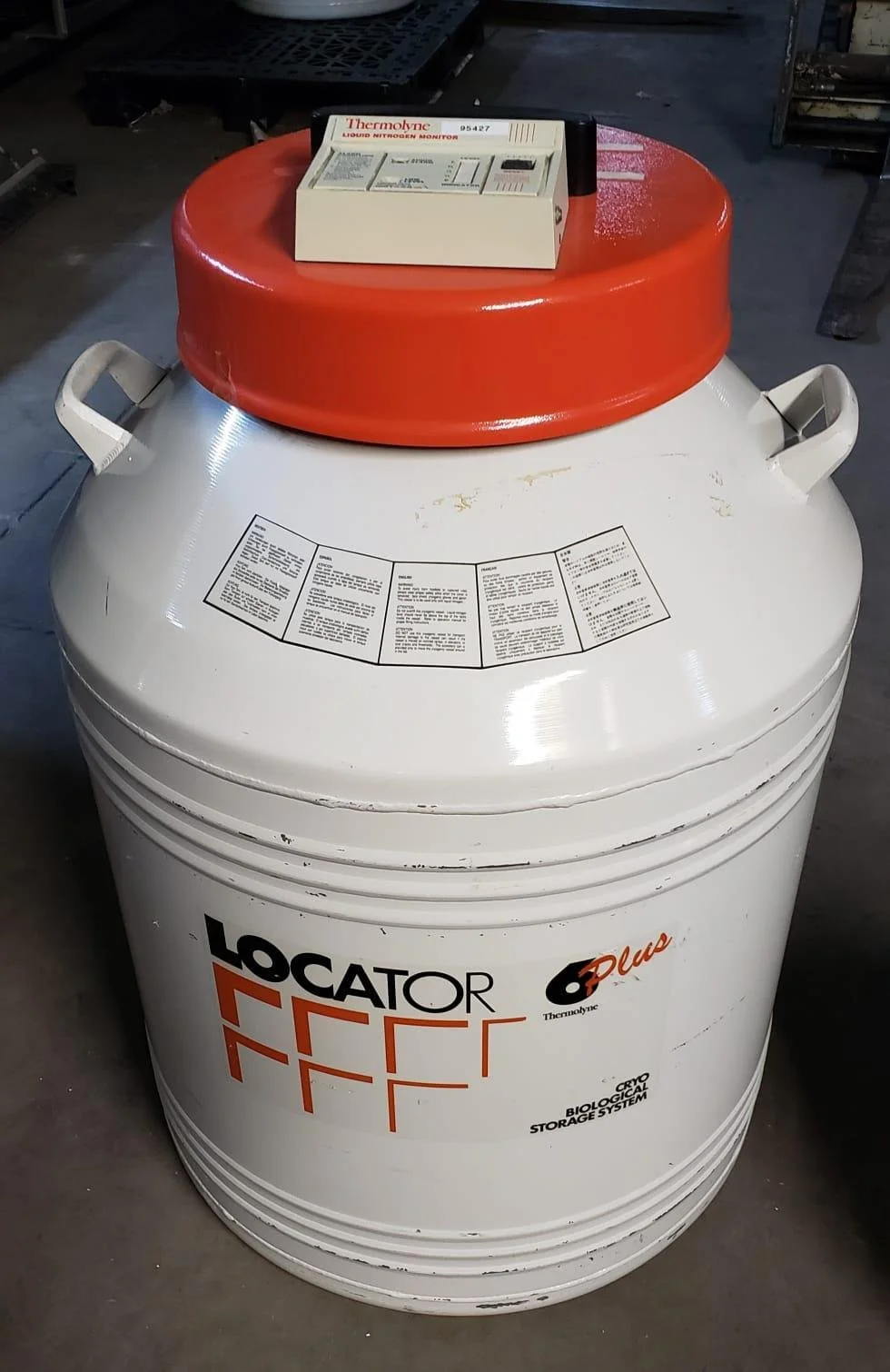 Thermo Locator 6 Plus Cryogenic Storage Tank # 33481