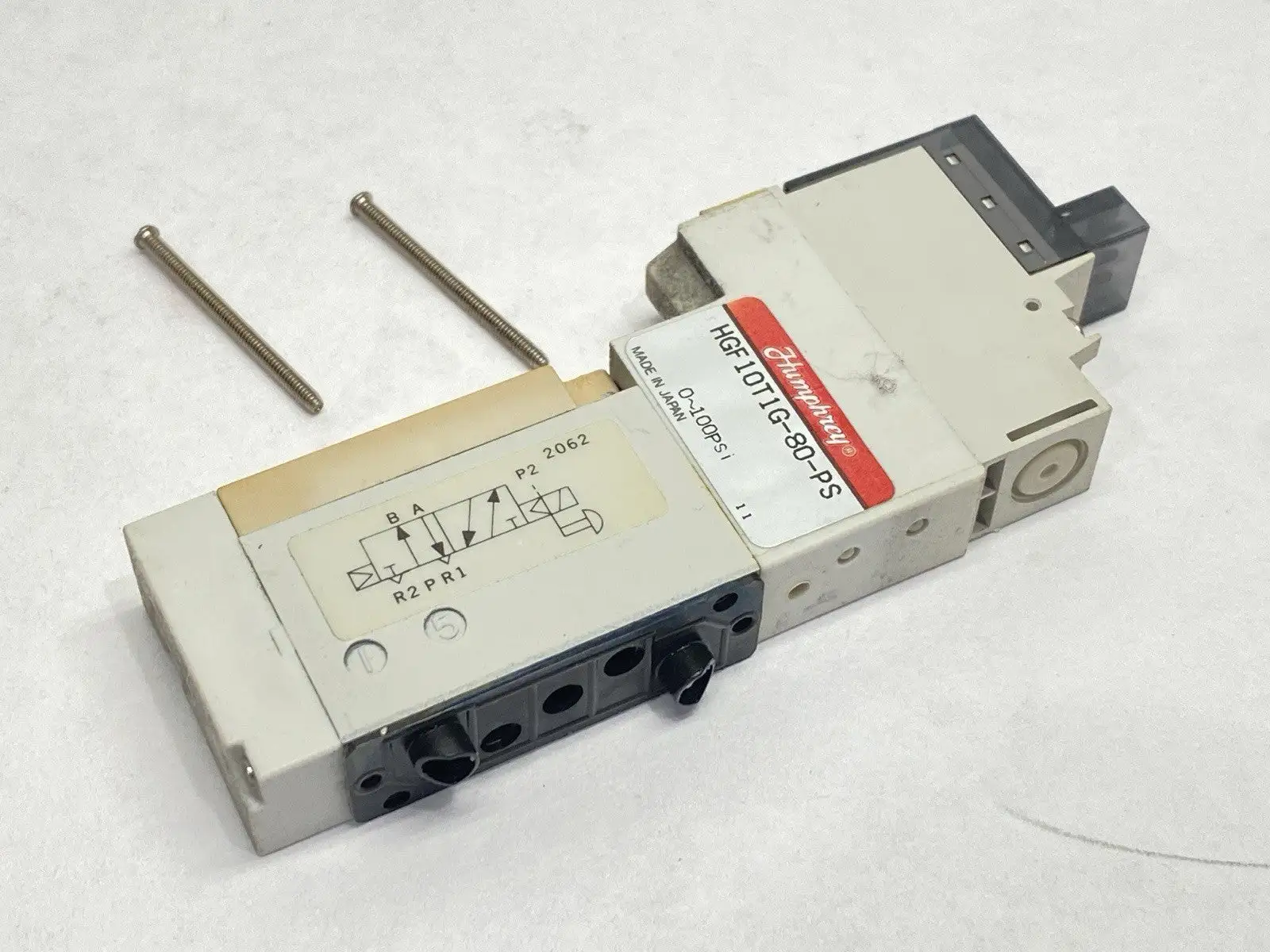 HGF10T1G-80-PS | Humphrey  Pneumatic Air Valve 0-100PSI - Used