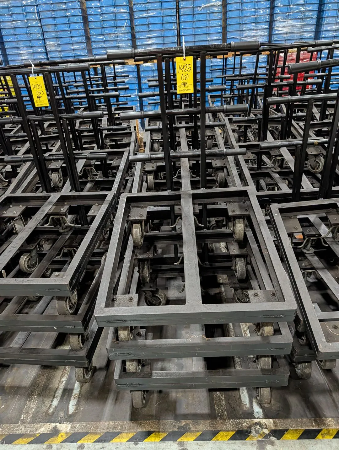(18) Rolling Material Carts